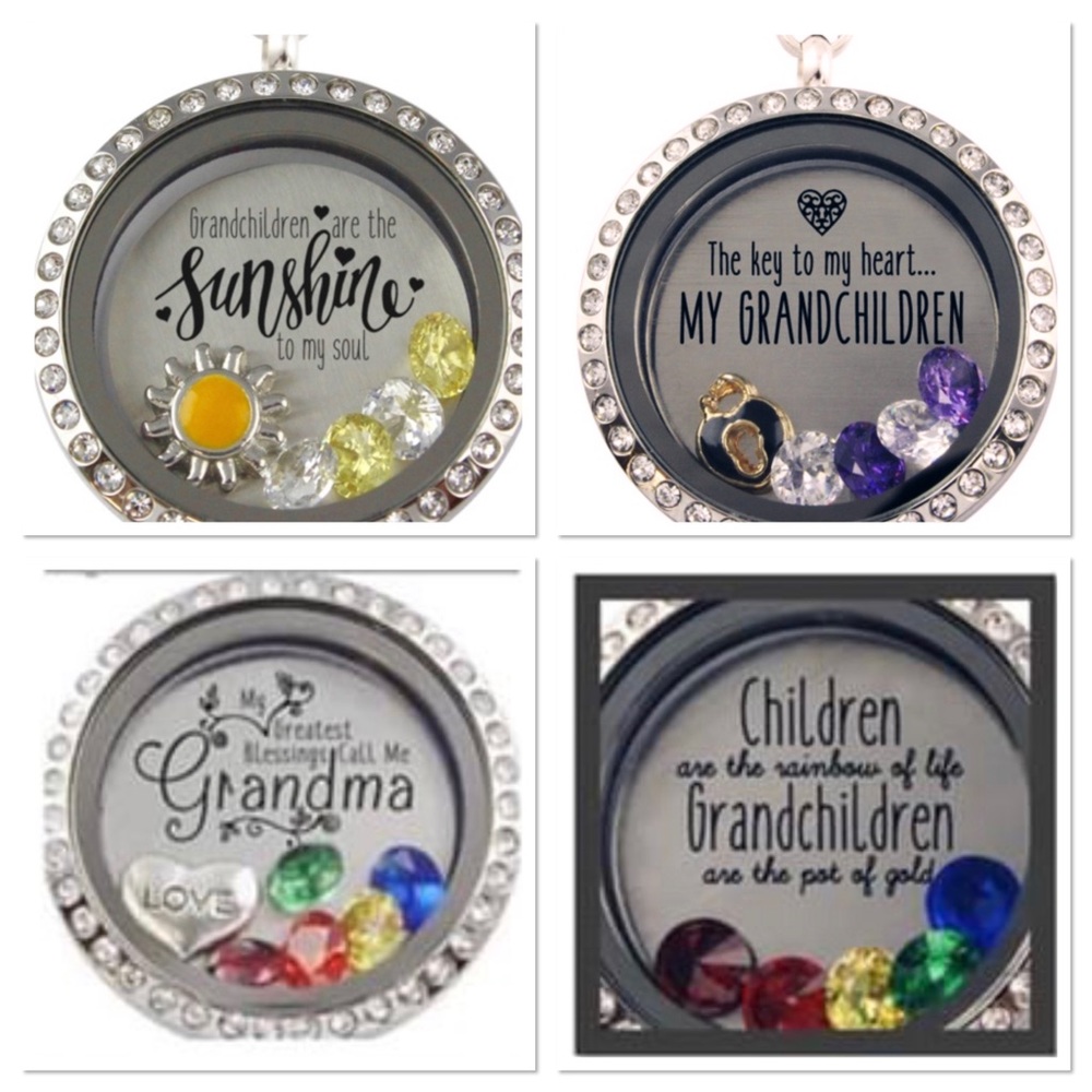 FREE BACKGROUNDS -Floating Lockets for Mom Grandma